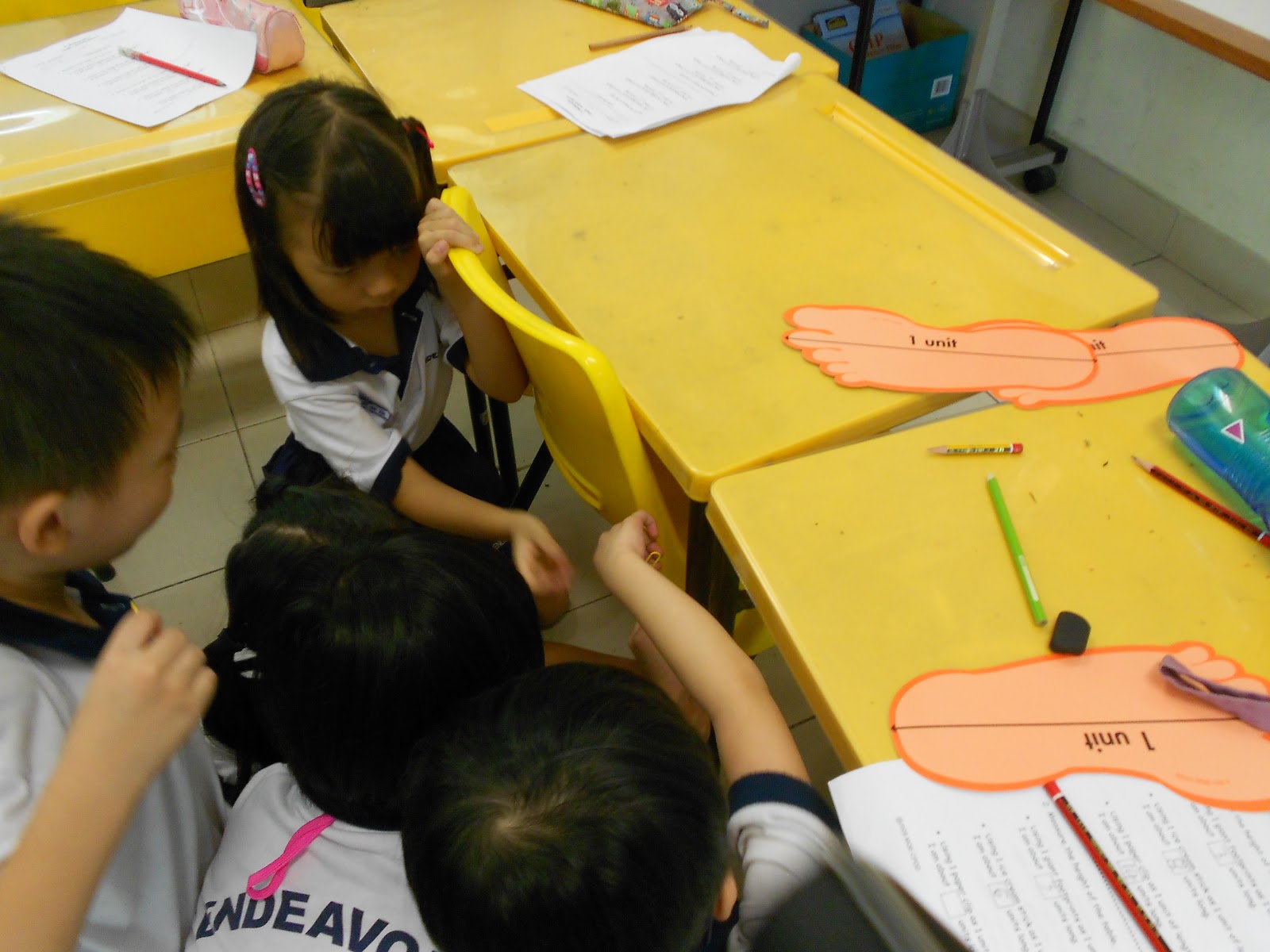 EDP Class 1F 2013: Measuring Length of objects using non-standard units